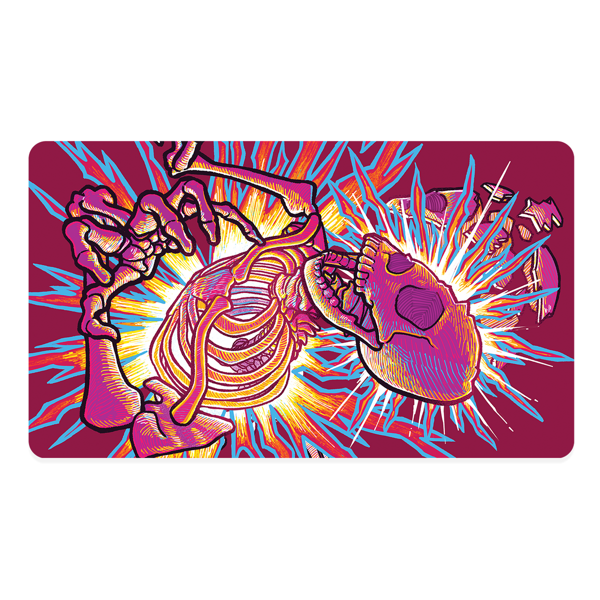 Electric Feels TCG Playmat